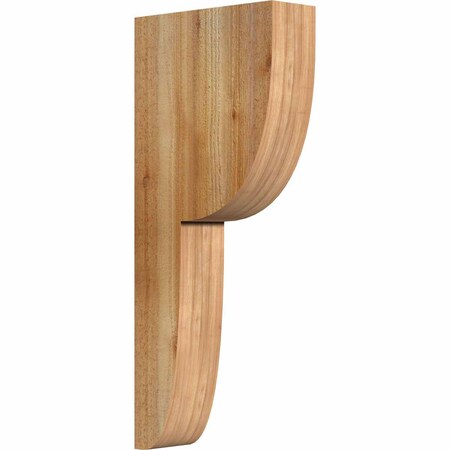 Ekena Millwork Crestline Rough Sawn Corbel, Western Red Cedar, 4"W x 12"D x 28"H COR04X12X28CRE00RWR